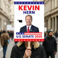 Kevin Hern For Oklahoma Senate 2026 Election Sign, Anti-Trump, Political Campaign Sign, Senate Election 2026 Race Poster Sign