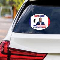 Scott Colom For Mississippi Senate 2026 Vinyl Sticker, Vote Scott Colom Decal, Mississippi Senate Elections 2026 Bumper Sticker, 6"x4.5"