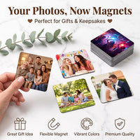 Custom Photo Cutout Magnet, Personalized Fridge Magnet, Family Pet Picture Magnet, Flexible Refrigerator Magnet, Family Keepsake Gift