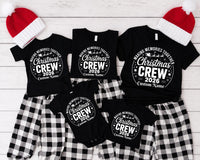 Personalized Christmas Crew 2026 Sweatshirt, Custom Family Holiday Tee, Matching Group Outfit, Festive Name T-Shirt, Family Christmas Gift