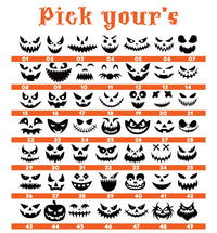 Personalized Pumpkin Embroidered Quarter Zip Sweatshirt, Halloween Face Choice, Halloween Party Layer, October Outfit, Spooky Gift