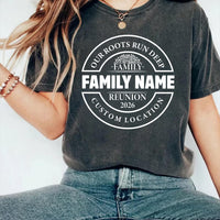 Personalized Family Reunion Shirt, Custom Family Name Tee, Matching Reunion Group Shirts, Annual Gathering Outfit, Heritage Gift 2026