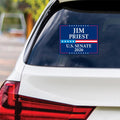 Jim Priest For Oklahoma Senate 2026 Vinyl Sticker, Vote Jim Priest Decal, Oklahoma Senate Elections 2026 Bumper Sticker, 6
