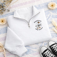 Registered Silly Goose Embroidered Quarter Zip Sweatshirt, Funny Nurse Work Pullover Sweater, RN Hospital Shift Layer, Nurses Week Gift