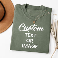 Personalized Custom Photo Shirt, Add Your Text or Image Tee, Everyday Unisex T-Shirt, Custom Graphic Clothing, Unique Gift for Her