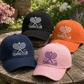 Personalized Tennis Club Embroidered Hat, Custom Team Name Baseball Cap, Classic Low Profile Dad Hat, Player Coach Gift, Game Day Gift