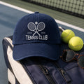 Personalized Tennis Club Embroidered Hat, Custom Team Name Baseball Cap, Classic Low Profile Dad Hat, Player Coach Gift, Game Day Gift