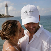 Personalized Last Name Embroidered Hat, Custom Family Name and Established Year Cap, Low Profile Dad Hat, Newlywed Gift, Personalized Gift