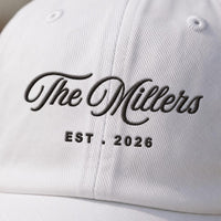 Personalized Last Name Embroidered Hat, Custom Family Name and Established Year Cap, Low Profile Dad Hat, Newlywed Gift, Personalized Gift