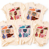 Custom School Spirit Mascot Shirt, Personalized Team Colors Tee, Retro Cheer Collage T-Shirt, Game Day Fan Outfit, Gift for Team Mom
