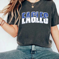 Personalized School Mascot Shirt, Custom Team Name Tee, Vintage Varsity Spirit Wear, Matching Game Day Shirts, Custom Team Gift for Fans