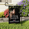 Personalized Memorial Garden Flag, 12x18 Double Sided Photo Tribute, Custom Memorial Flag, Sympathy Gift, Celebration of Life Gift