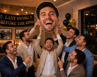 Custom Face Fan, Personalized Big Head Cutout on Coroplast, Photo Prop for Wedding, Graduation, Birthday, Bachelor Party & Sports