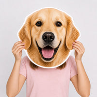 Custom Face Fan, Personalized Big Head Cutout on Coroplast, Photo Prop for Wedding, Graduation, Birthday, Bachelor Party & Sports