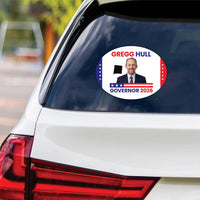Gregg Hull For New Mexico Governor 2026 Vinyl Sticker, Vote Gregg Hull, New Mexico Governor Elections 2026 Bumper Sticker 6" x 4.5"