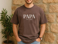 Personalized Grandma Grandpa Est 2026 Shirts, Matching New Grandparents Tees, Pregnancy Reveal, Baby Announcement Gift