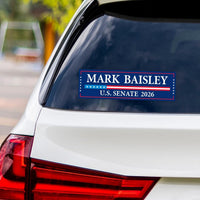 Mark Baisley For Colorado Senate 2026 Vinyl Sticker, Vote Mark Baisley Decal, Colorado Senate Elections 2026 Bumper Sticker, 10" x 3"