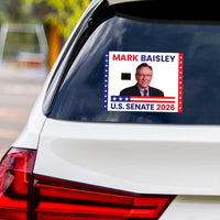 Mark Baisley For Colorado Senate 2026 Vinyl Sticker, Vote Mark Baisley Decal, Colorado Senate Elections 2026 Bumper Sticker, 6" x 4.5"