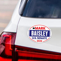 Mark Baisley For Colorado Senate 2026 Car Magnet - Vote Mark Baisley Vehicle Magnet, Colorado Senate Elections 2026 Magnet - 6" x 4.5"