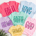 Personalized Christian Faith Shirt, Custom Bible Verse Graphic Tee, Religious Quote Tee, Sunday Church Outfit, Gift for Christian Women