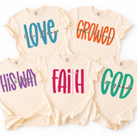 Personalized Christian Faith Shirt, Custom Bible Verse Graphic Tee, Religious Quote Tee, Sunday Church Outfit, Gift for Christian Women