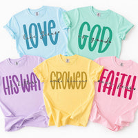 Personalized Christian Faith Shirt, Custom Bible Verse Graphic Tee, Religious Quote Tee, Sunday Church Outfit, Gift for Christian Women