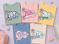 Personalized Grade Level Educator Shirt, Custom 1st 2nd 3rd 4th 5th Tee, Cute Teacher Pennant Tee, Back to School Outfit, Gift for Teacher