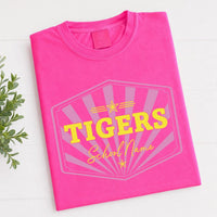 Personalized School Spirit Shirt, Custom Team Name Tee, Retro Varsity School Mascot T-Shirt, Game Day Outfit, Custom Team Gift for Fans