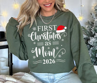 Personalized First Christmas Shirt, Custom Mom Dad or Baby Design, Holiday Family Tee, Bodysuit, Family Photo Outfit, Christmas Gift
