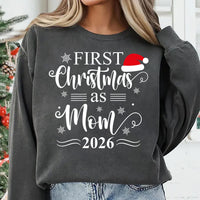Personalized First Christmas Shirt, Custom Mom Dad or Baby Design, Holiday Family Tee, Bodysuit, Family Photo Outfit, Christmas Gift