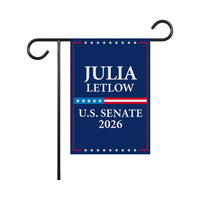 Julia Letlow For Louisiana Senate 2026 Garden Flag, Double Sided, 2026 Senate Flag, Elections Flag, Anti-Trump, Race Red White Blue Flag