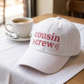 Personalized Cousin Crew Embroidered Hat, Custom Text Cousin Reunion Cap, Matching Family Cap, Cousins Trip Gift, Family Matching Gift