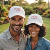 Personalized Cousin Crew Embroidered Hat, Custom Text Cousin Reunion Cap, Matching Family Cap, Cousins Trip Gift, Family Matching Gift