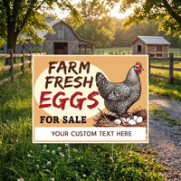Personalized Egg Stand Yard Sign, Farm Fresh Eggs Lawn Sign, 3 Piece Chicken Arrow Set, Storefront Yard Display, Roadside Farm Decor