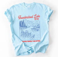 Personalized Family Lake Vacation Shirt, Custom Beach Trip Tee, Choose Your Lake Scene, Family Reunion Tee, Vacation Gift