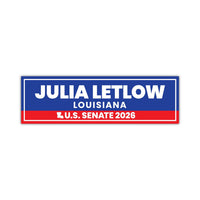 Julia Letlow For Louisiana Senate 2026 Car Magnet - Vote Julia Letlow Vehicle Magnet, Louisiana Senate Elections 2026 Magnet - 10" x 3"