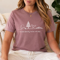 Personalized Alaska Family Cruise Shirt, Custom 2026 Vacation Tee, Whale Line Art, Matching Trip Outfit, Cruise Gift