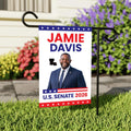 Jamie Davis For Louisiana Senate 2026 Garden Flag, Double Sided, 2026 Senate Flag, Elections Flag, Anti-Trump, Race Red White Blue Flag