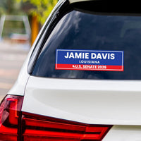 Jamie Davis For Louisiana Senate 2026 Vinyl Sticker, Vote Jamie Davis Decal, Louisiana Senate Elections 2026 Bumper Sticker, 10" x 3"
