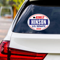 Ashley Hinson For Iowa Senate 2026 Vinyl Sticker, Vote Ashley Hinson Decal, Iowa Senate Elections 2026 Bumper Sticker, 6" x 4.5"