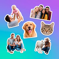 Custom Photo Cutout Magnet, Personalized Fridge Magnet, Family and Pet Picture Keepsake, Refrigerator Photo Decor, Family Keepsake Gift
