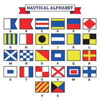 Nautical Signal Flag Polo Shirt, Personalized Maritime Initials Polo, Custom Boating Shirt, Captain Gift, Yacht Club Apparel, Sailor Gift