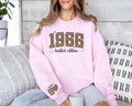 Personalized 1966 Limited Edition Sweatshirt, Custom Chapter 60 Hoodie, Leopard Print Birthday Pullover, 60th Birthday Gift, Front Sleeve