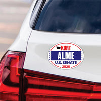 Kurt Alme For Montana Senate 2026 Car Magnet - VoteKurt AlmeVehicle Magnet, Montana Senate Elections 2026 Magnet - 6" x 4.5"