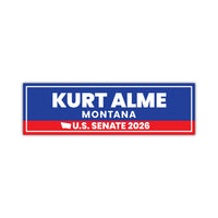 Kurt Alme For Montana Senate 2026 Car Magnet - VoteKurt AlmeVehicle Magnet, Montana Senate Elections 2026 Magnet - 6" x 4.5"
