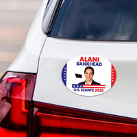 Alani Bankhead For Montana Senate 2026 Car Magnet - Vote Bankhead Vehicle Magnet, Montana Senate Elections 2026 Magnet - 6" x 4.5"