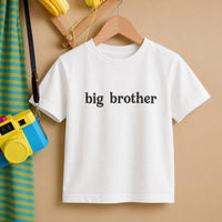 Big Brother Embroidered Shirt, Big Bro Toddler Tee, Pregnancy Announcement Outfit, Cute Sibling Reveal, New Baby Gift for Kids