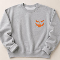 Pick Your Face Embroidered Halloween Sweatshirt, Spooky Pumpkin Hoodie, Custom Jack O Lantern Shirt, Festive Shirt, Cozy Fall Gift