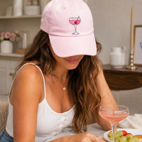 Choose Your Cocktail Embroidered Hat, Martini Margarita Wine Cap, Bachelorette Outfit Hat, Girls Trip Accessory, Bridal Shower Gift