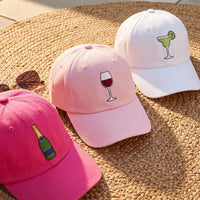 Choose Your Cocktail Embroidered Hat, Martini Margarita Wine Cap, Bachelorette Outfit Hat, Girls Trip Accessory, Bridal Shower Gift
